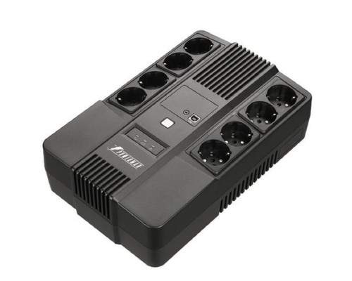 [ИБП] Powerman ИБП BRICK 650 Plus (Schuko x 8)