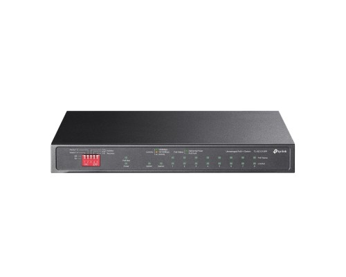 [Сетевое оборудование] TP-Link TL-SG1210PP Настольный коммутатор с 9 гигабитными портами (6 портов PoE+, 2 порта PoE++) и комбинированным гигабитным портом RJ45/SFP