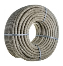 ЭРА Б0036839 Труба гофрированная ПВХ GOFR-20-100-PVC-building  (серый) Строительная d 20мм с зонд. легкая 100м 
