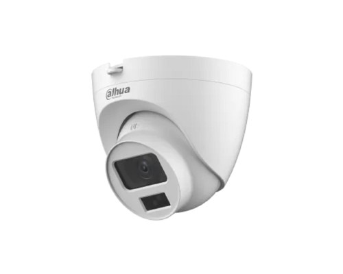 [Видеонаблюдение] DAHUA DH-HAC-HDW1200CLQP-IL-A-0280B-S6 Уличная турельная HDCVI-видеокамера с интеллектуальной двойной подсветкой 2Мп, объектив 2.8мм, ИК 20м, LED 20м, IP67, корпус: пластик, быстрый монтаж