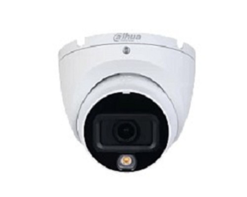 [Видеонаблюдение] DAHUA DH-HAC-HDW1200TLMP-IL-A-0280B-S6 Уличная турельная HDCVI-видеокамера с интеллектуальной двойной подсветкой 2Мп, объектив 2.8мм, ИК 20м, LED 20м, IP67, корпус: металл