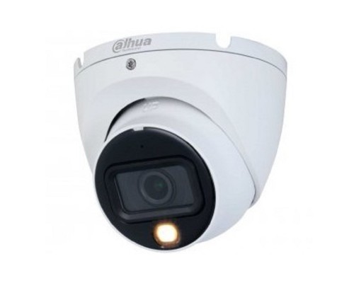 [Видеонаблюдение] DAHUA DH-HAC-HDW1200TLMP-IL-A-0360B-S6 Уличная турельная HDCVI-видеокамера с интеллектуальной двойной подсветкой 2Мп, объектив 3.6мм, ИК 20м, LED 20м, IP67, корпус: металл