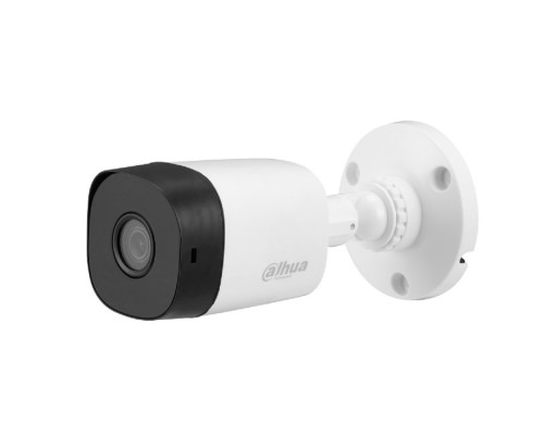 [Видеонаблюдение] DAHUA DH-HAC-B1A51P-0280B-S2 Уличная цилиндрическая HDCVI-видеокамера 5Мп, 1/2.7” CMOS, объектив 2.8мм, ИК 20м, IP67, корпус: пластик