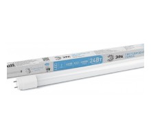 ЭРА Б0033006 Лампа светодиодная STD LED T8-24W-840-G13-1500mm G13 поворотный 24Вт трубка стекло нейтральный белый свет