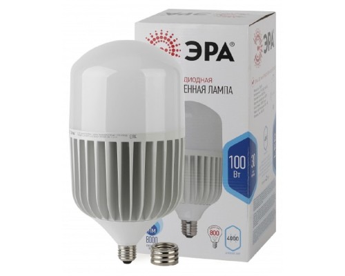 [ЭРА Светодиодные лампы] ЭРА Б0056122 Лампа светодиодная STD LED POWER T160-100W-4000-E27/E40 Е27 / Е40 100 Вт колокол нейтральный белый свет