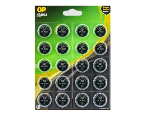 [Батарейки] GP CR2032-2CRU20 400/4000 (20шт. в уп-ке)