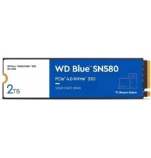 WD SSD Blue SN580 NVMe, 2000GB, M.2(22x80mm), NVMe, PCIe 3.0 x4, 3D TLC, WDS200T3B0E